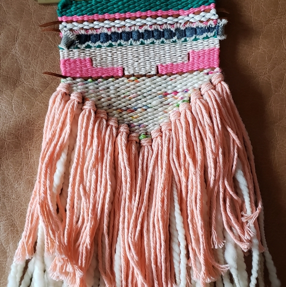 Fabric Art Wall Weaving - Picture 1 of 3